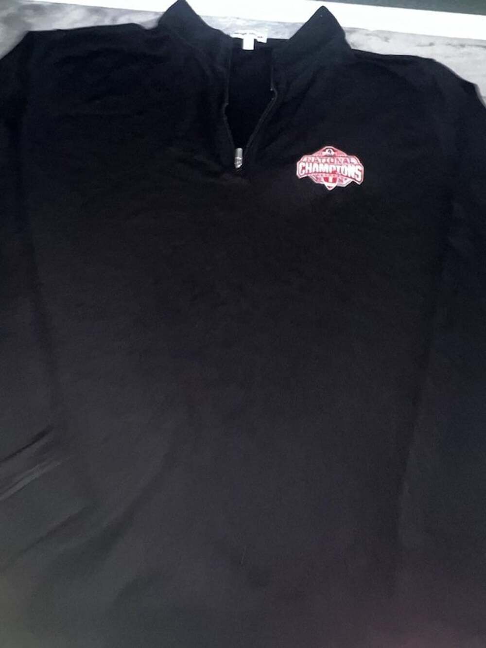 Peter Millar Ohio State National Champions 1/4 Zip Pullover Size XL